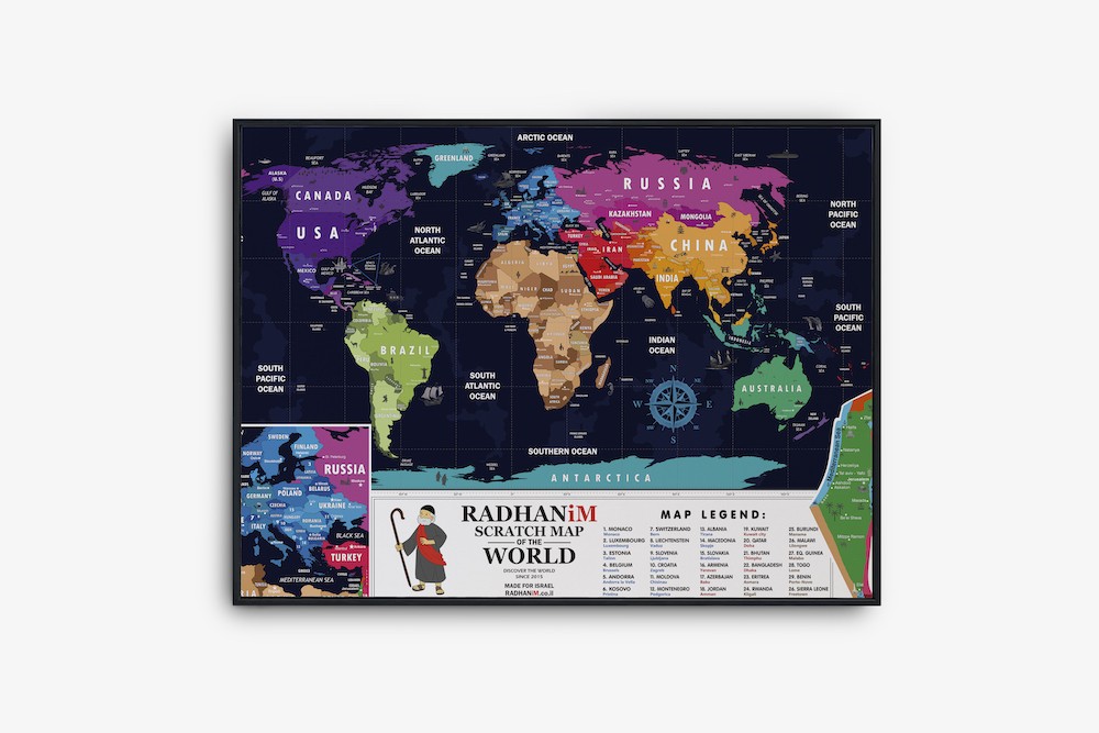 world map black scratched